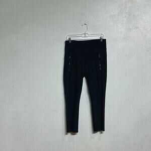 Athleta Black High Waist Perforated Leggings Sz M